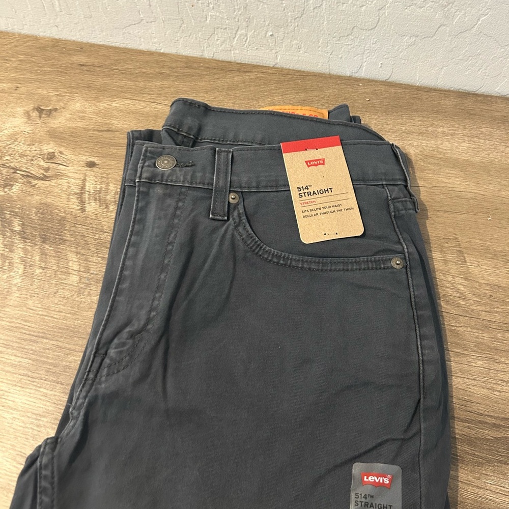 Levi's Men's Charcoal Straight Jeans Size 32